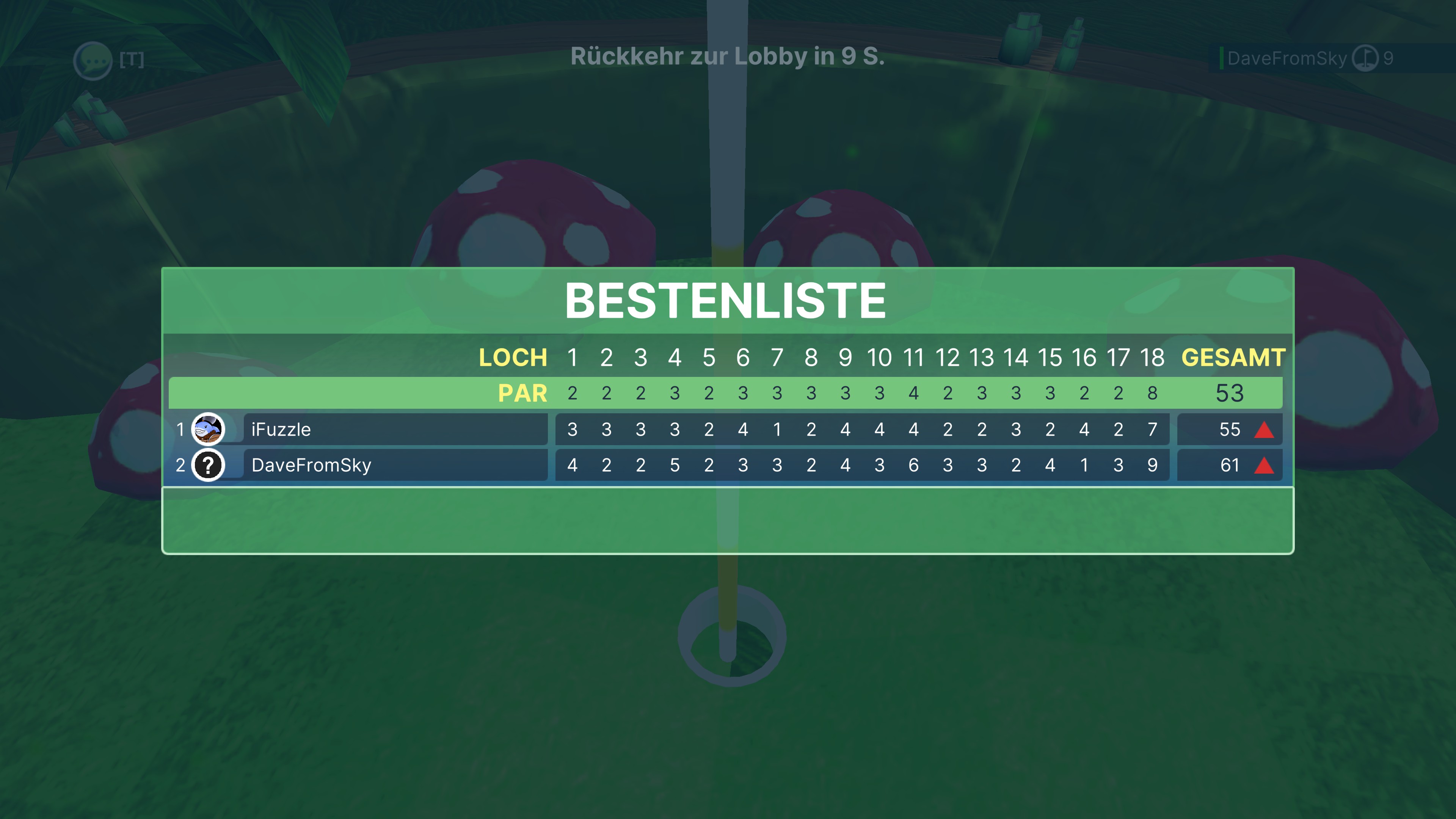 Chillin in the woods, Chris 55, Dave 61